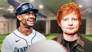 Ed Sheeran Steals The Show During Batting Practice With Mariners' Julio Rodriguez