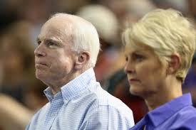 John McCain Cindy McCain Los Angeles Dodgers v Arizona Diamondbacks - John%2BMcCain%2BCindy%2BMcCain%2BeryYvyC5CGhm