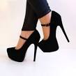 Platform high heel shoes