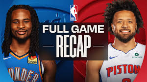 Pistons Defeat Thunder Behind Cunningham and Duren's Dominant Performances