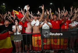 Licensable picture: FIFA World Cup 2026 - Final - Spain v Argentina - Fans gather in Lamine Yamal's hometown