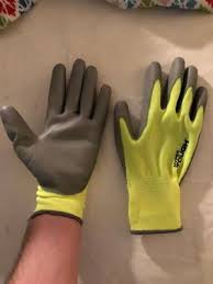 Hyper Tough Safety Grip PU Dipped Work Gloves, XL, 3 Pack ...