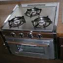 Camper stove oven