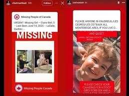 Claire Bell, 3 ans, retrouvée saine et sauve en Ontario!