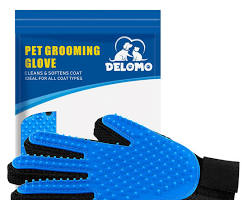 Pet brush grooming gloveの画像