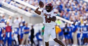 LaNorris Sellers' pocket presence steadily improving for South Carolina 
offense