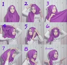 Image result for tutorial hijab