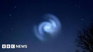 Mysterious Glowing Spiral Appears in UK Sky, Linked to SpaceX Launch