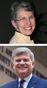 New deans, Mary Elizabeth Moore (top) and Jeffrey Hutter (bottom) will take ... - moore-hutter