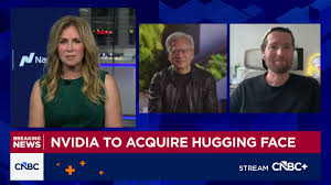 Watch CNBC's full interview with Nvidia CEO Jensen Huang and Hugging Face CEO Clément Delangue