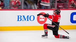 Frank Nazar rips an OT winner for the Blackhawks