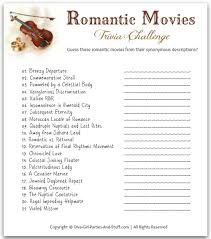 Romantic Movies Valentine Game via Relatably.com