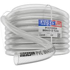 PVC Braided Hose – Polyester Reinforced Clear Tubing ...