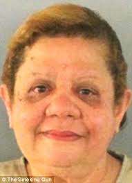 Maria Montanez-Colon, 58, (pictured left) was arrested after aggressively propositioning police officer Justin Davoult (right) at her Florida home - article-2567845-1BD3B38600000578-598_306x423