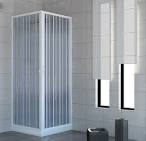 Box doccia a un lato Box doccia in PVC a soffietto