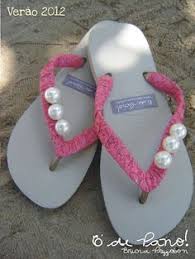 Resultado de imagem para havaianas com perola