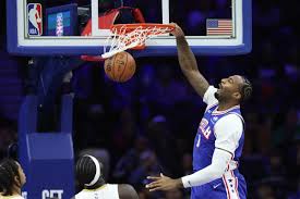 Playing status for Andre Drummond, questionable Sixers vs. Wizards