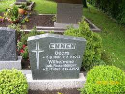 Grab von Georg Ennen (07.09.1891-02.02.1972), Friedhof Etzel - et062