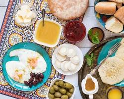 Image of Moroccan breakfast