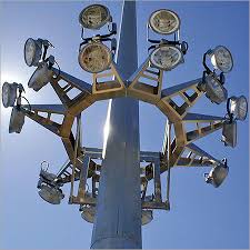 Stadium High Mast Lighting Pole Manufacturer, High Mast ...