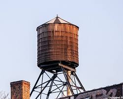 Image of New York City water tower