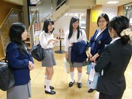 香蘭女学校高等科制服画像