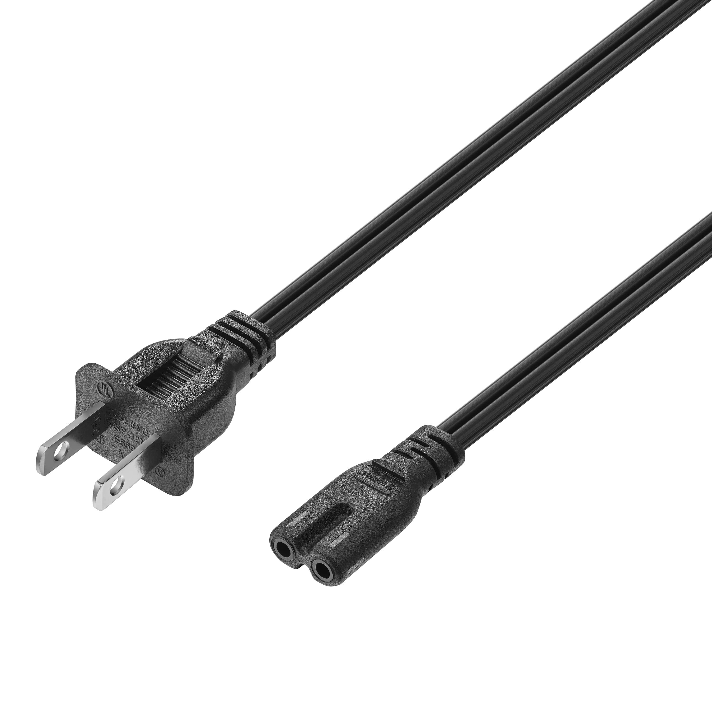 Best Buy essentials 6' 2-Slot Non-Polarized Power Cord