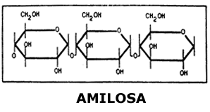 Resultado de imagen para amilosa estructura quimica