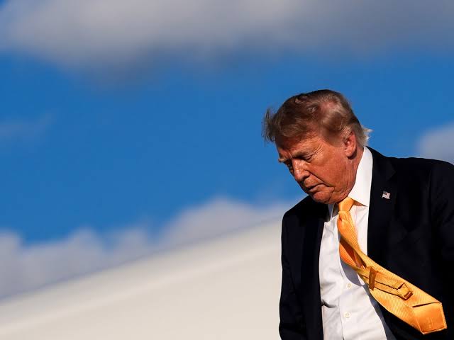 Trump's approval rating drops to record low in new poll; only 33% of registered voters approve, down three points from last month