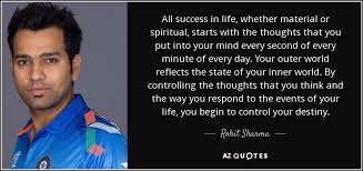 TOP 5 QUOTES BY ROHIT SHARMA | A-Z Quotes via Relatably.com