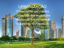 Resultado de imagem para imagem de urbanização