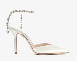 Image of Jimmy Choo Satin Bridal Sandals