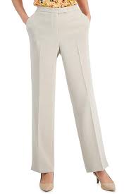 Anne Klein Pull On Trousers Anne White L at Amazon Women's Clothing store - Product from Amazon.com