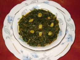Image result for images curried spinach