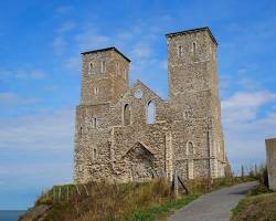 Image of Reculver Towers in Kent, England