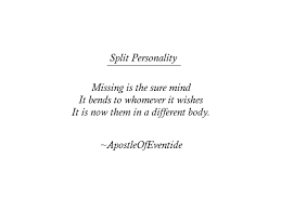 Supreme three cool quotes about multiple personality pic English ... via Relatably.com