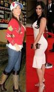 Résultat de recherche d'images pour "who is kim kardashian before and after"