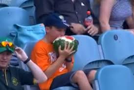 Image result for a boy who ate watermelon