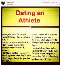 dating an athlete | Tumblr via Relatably.com