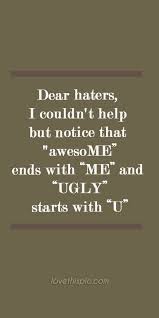 Hater Quotes on Pinterest | Jealousy Quotes, Swag Quotes and Two ... via Relatably.com