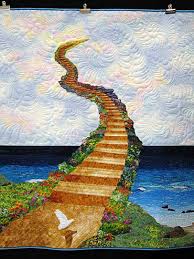 Image result for quilt + stairway to heaven
