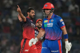 Bengaluru pacers Hazlewood and Kumar raze Delhi for 75 in IPL