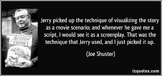 Joe Shuster Quotes. QuotesGram via Relatably.com