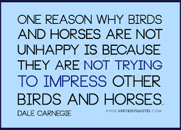 impress others quotes, Dale Carnegie Quotes, not unhappy quotes ... via Relatably.com