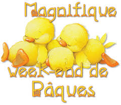 Résultat de recherche d'images pour "bon week end de paques"