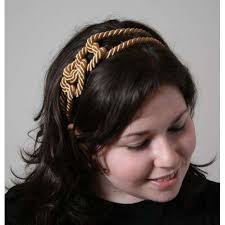 Jennifer Behr inspired headband for a fraction of the price (Same one from Gossip Girl) - July-Free-Ship-Gold-Knotted_67DA0EE0