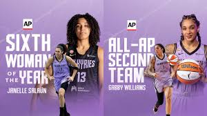 Janelle Salaün and Gabby Williams Earn Associated Press Awards