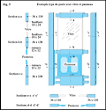 Bati de porte exterieure bois