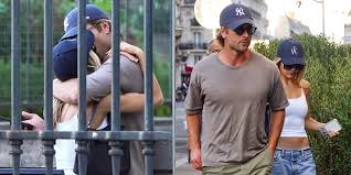 Glen Powell & Girlfriend Michelle Randolph Kiss, Hold Hands in Paris