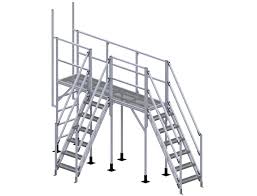 OSHA ALUMINUM STAIR PLATFORM